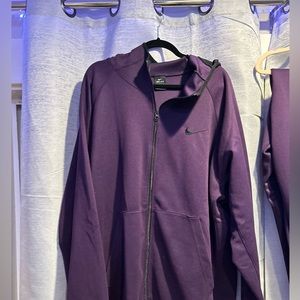 Nike Dri-Fit Purple Sweatsuit BUNDLE - Top & Bottom - EXCELLENT CONDITION
